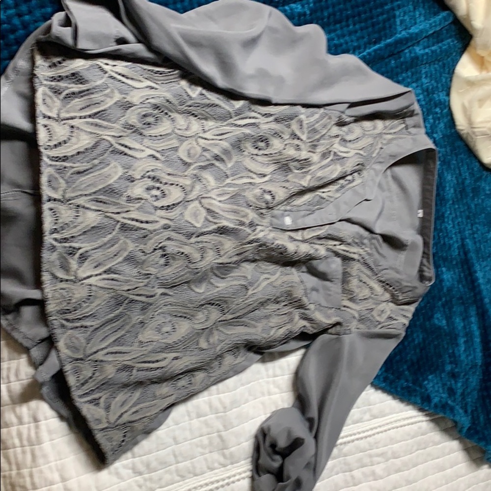 Gray dress shirt